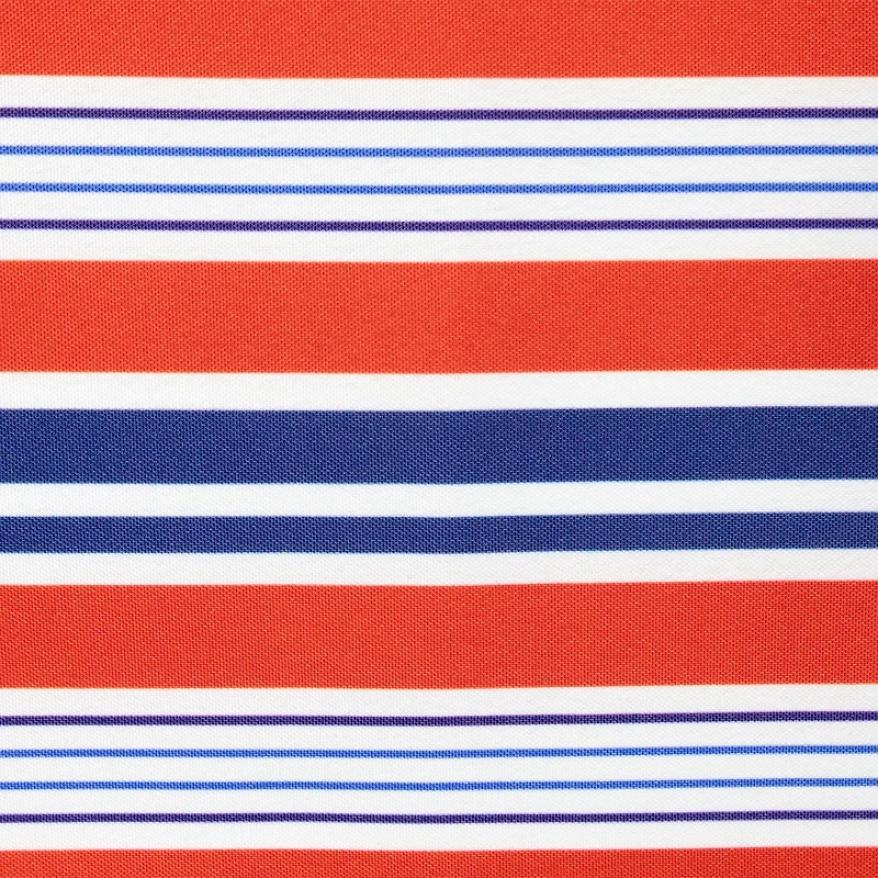 71" Red, White & Blue Striped Table Runner