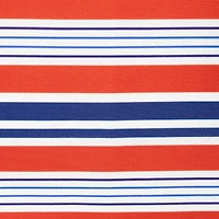 71" Red, White & Blue Striped Table Runner
