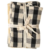 Hello Honey® Gingham Waffle Weave Tea Towels Set