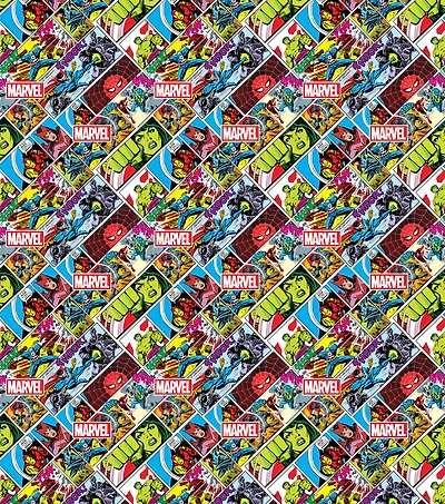 Marvel® Retro Comics Cotton Fabric