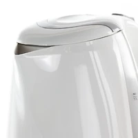 MegaChef 1.7L White Plastic Electric Tea Kettle