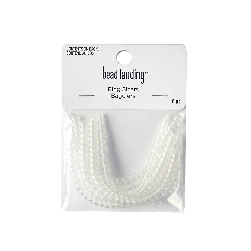 Clear Plastic Ring Sizer Set by Bead Leading™
