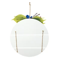 Glitzhome® 14" God Bless America Round Sign