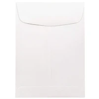 JAM Paper 5.5" x 7.5" White Open End Catalog Envelopes