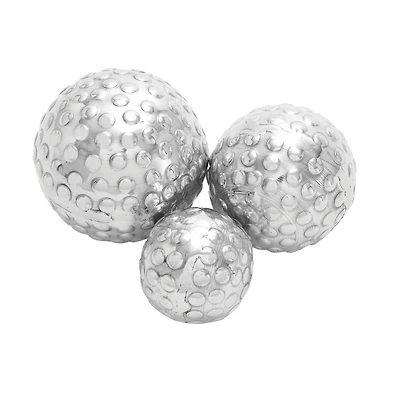 Silver Aluminum Glam Orbs & Vase Filler Set