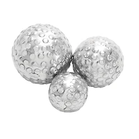 Silver Aluminum Glam Orbs & Vase Filler Set