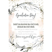 Graduation Day Inspirational Wood Plaque