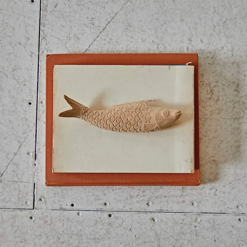 Hello Honey® 9" Natural Hand Carved Wooden Fish Decoration