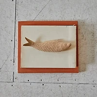 Hello Honey® 9" Natural Hand Carved Wooden Fish Decoration