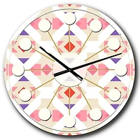 Designart 'Triangular Retro Design Vii Mid-Century Modern Wall Clock
