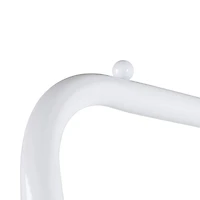 Honey Can Do White Clothing Rack with Shelves and Hanging Bar