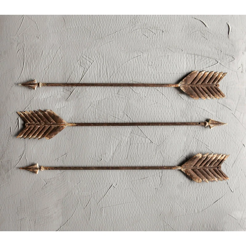 Hello Honey® Brown Metal Arrow Wall Décor