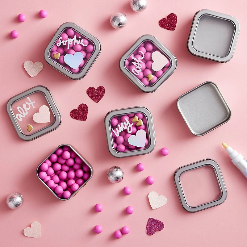 6 Packs: 30 ct. (180 total) Tin Favor Boxes by Celebrate It™ Occasions™