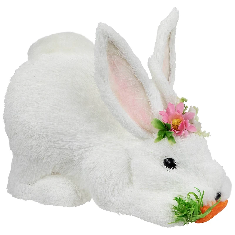 9.25" Easter Rabbit with Carrot Figurine