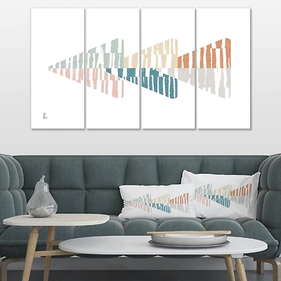 Designart - Watercolor Geometric Triangle III