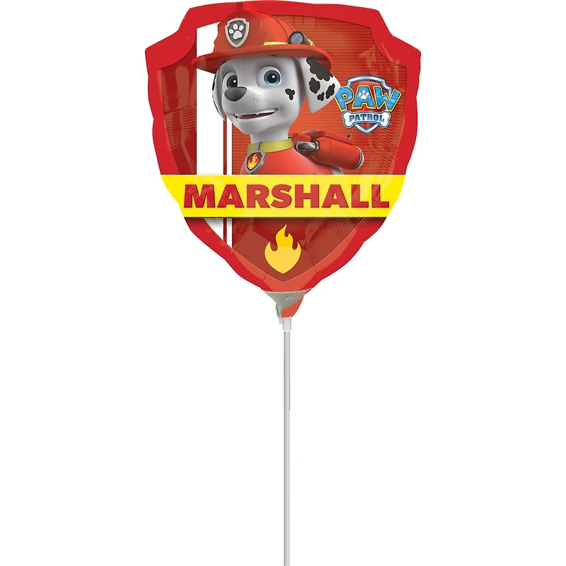 14" PAW Patrol™ Double-Sided Foil Stick Balloon