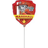 14" PAW Patrol™ Double-Sided Foil Stick Balloon