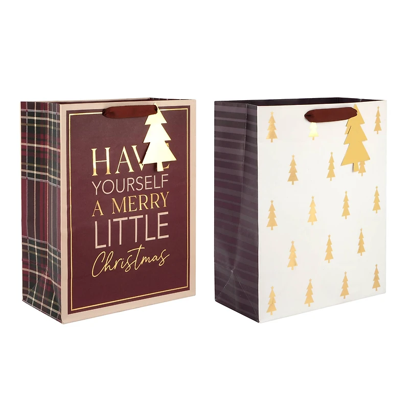 Medium Christmas Tree Gift Bags by Celebrate It™