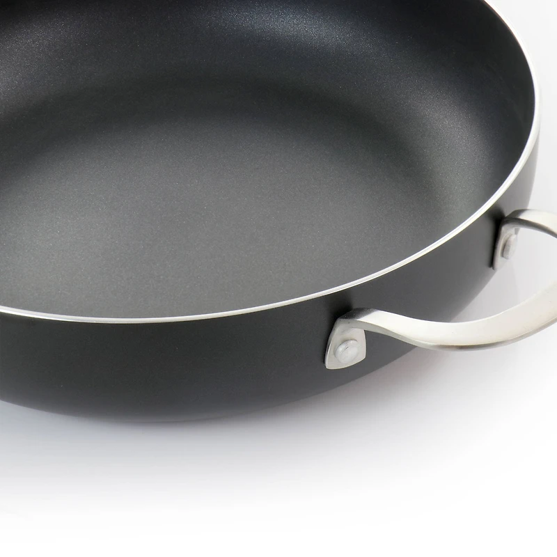 Oster Palladium 4.8qt. Aluminum Sauté Pan with Glass Lid