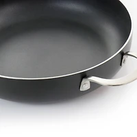 Oster Palladium 4.8qt. Aluminum Sauté Pan with Glass Lid