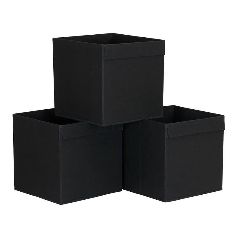 Household Essentials 11" Storage Cubes with Lip Handles