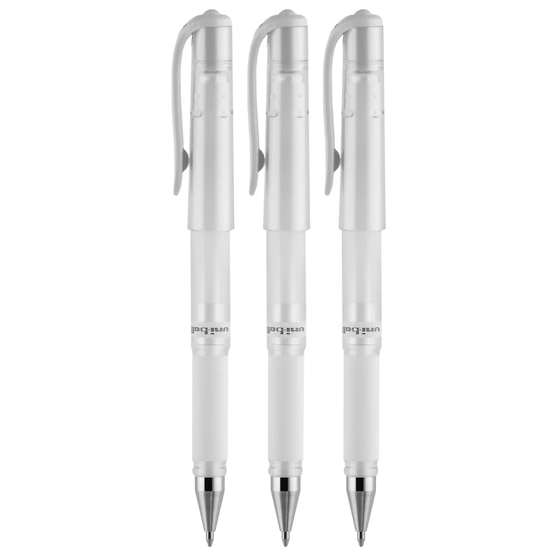uniball™ GEL IMPACT 1mm White Gel Pens, 3ct.