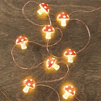 18ct. Warm White LED Mushroom Icon String Lights by Ashland®
