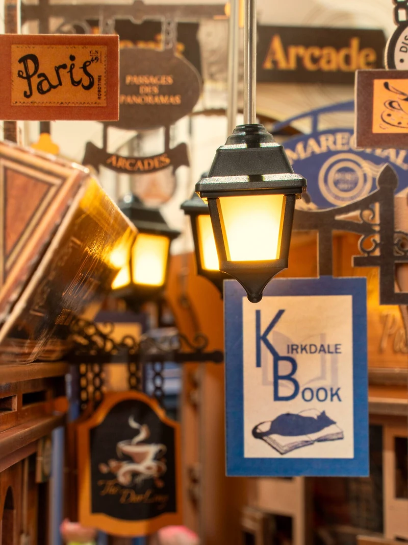 Rolife® Arcade Dating DIY Book Nook Shelf Insert Kit