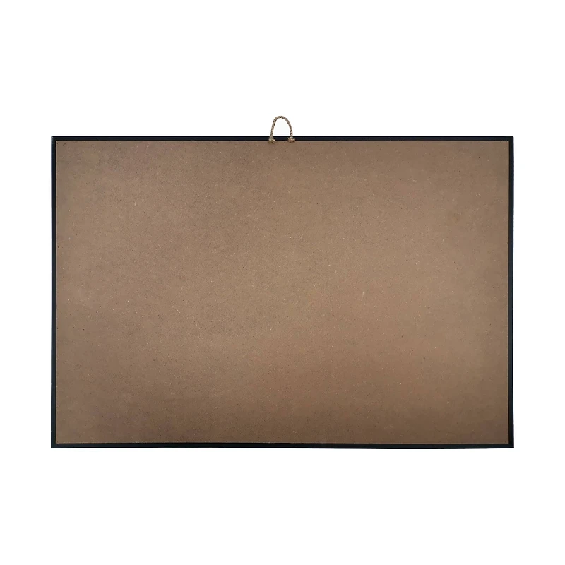 17" x 25" White Plaque with Black Wood Frame by Make Market®