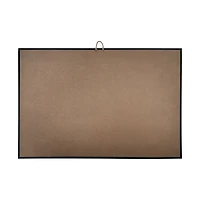 17" x 25" White Plaque with Black Wood Frame by Make Market®