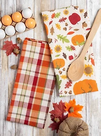 DII® Assorted Fall In Love Dishtowel Set