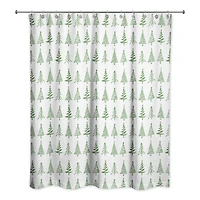 Doodle Tree Shower Curtain