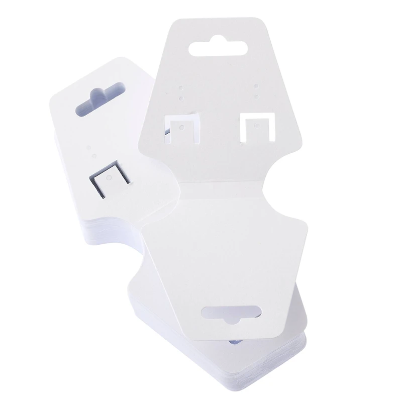 White Necklace & Earring Cards by Bead Landing™, 75ct.