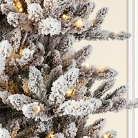 9ft. Pre-Lit Fir Artificial Christmas Tree, Warm White LED Lights