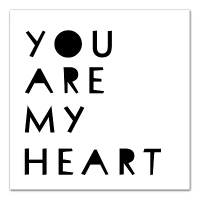 You Are My Heart Canvas Wall Art