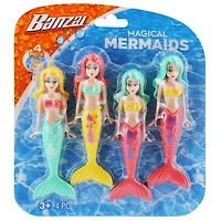 Banzai Dive Mermaids, 4ct.