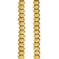 Gold Toned Metal Rondelle Beads, 4mm by Bead Landing™