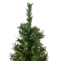 2ft. Pre-Lit Aspen Pine Artificial Christmas Tree, Clear Lights