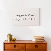 May You Be Blessed 18" x 12' Canvas Wall Art