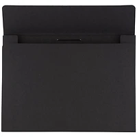 JAM Paper Black Kraft Portfolio with Elastic Closure 11" x 15"