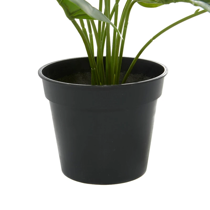 Green Plastic Traditional Artificial Foliage, 17" x 21" x 17"