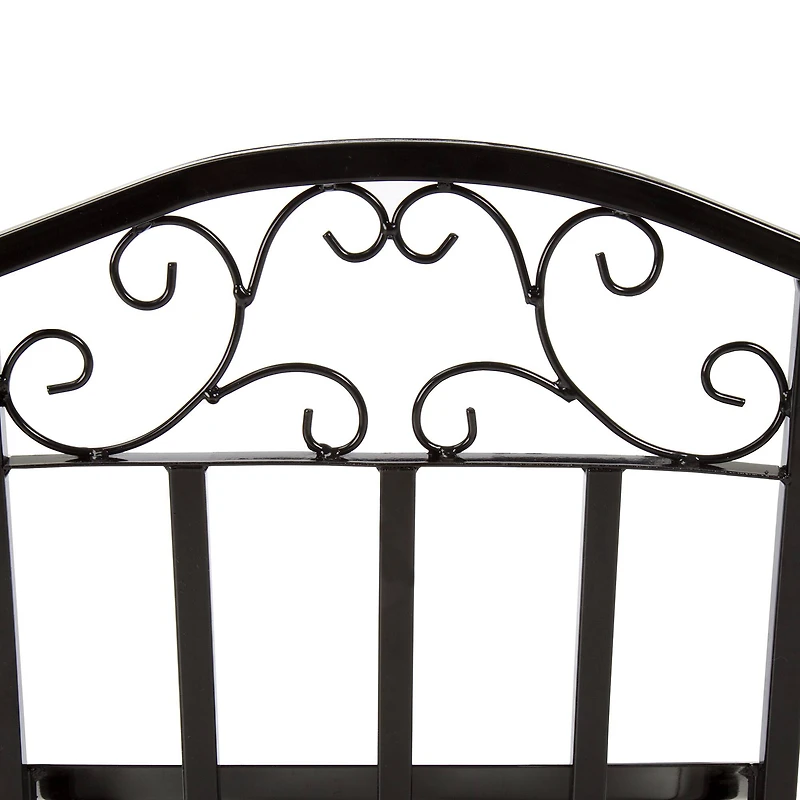 Hastings Home Black Indoor Firewood Holder Storage Rack