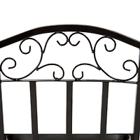 Hastings Home Black Indoor Firewood Holder Storage Rack