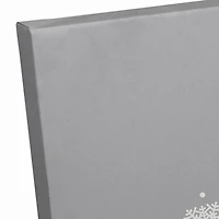 Snowflake Christmas Tree Canvas Wall Art