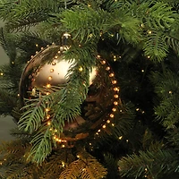7.5" Copper Gold Cascading LED Ball Ornament