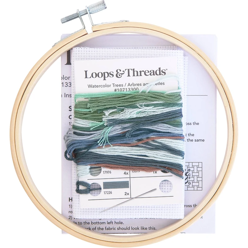 Trees Counted Cross Stitch Kit by Loops & Threads®
