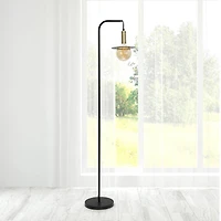 Lalia Home 5ft. Black Oslo Floor Lamp