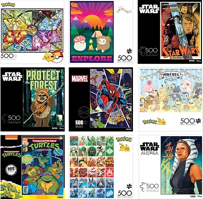 Assorted Entertainment 500 Piece Puzzle