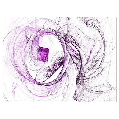 Designart - Billowing Smoke Purple