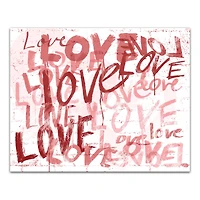 Love Graffiti Canvas Wall Art